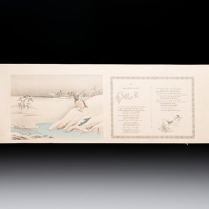 Sheets from Fables Choisies by Jean-Pierre Claris de Florian, illustrated woodblock prints by Japanese artists under Pierre Barboutau, 1895 — photo 17