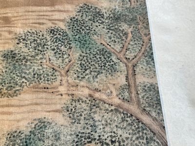 Shen Quan 沈铨 (1682-1760): 'Animaux dans la montagne', encre et couleur sur soie, datée 1728 — photo 14