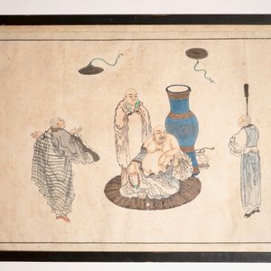 Signed Hua Ziyou, Chinese ink and watercolor on paper, 19th C. — photo 2