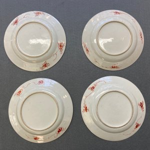 Six assiettes en porcelaine de Chine famille rose à décor d'arbres fleuris, Yongzheng — photo 8