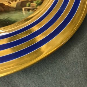 Six assiettes en porcelaine dorée, origines diverses, 18/19ème — photo 13