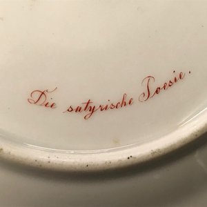 Six assiettes en porcelaine dorée, origines diverses, 18/19ème — photo 6