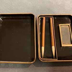 Six boîtes couvertes en laque de Japon, Meiji/Showa, 19/20ème — photo 9
