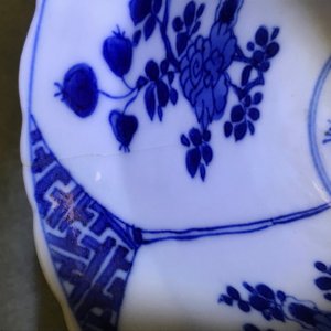 Six bols sur supports en porcelaine de Chine bleu et blanc, Kangxi — photo 17