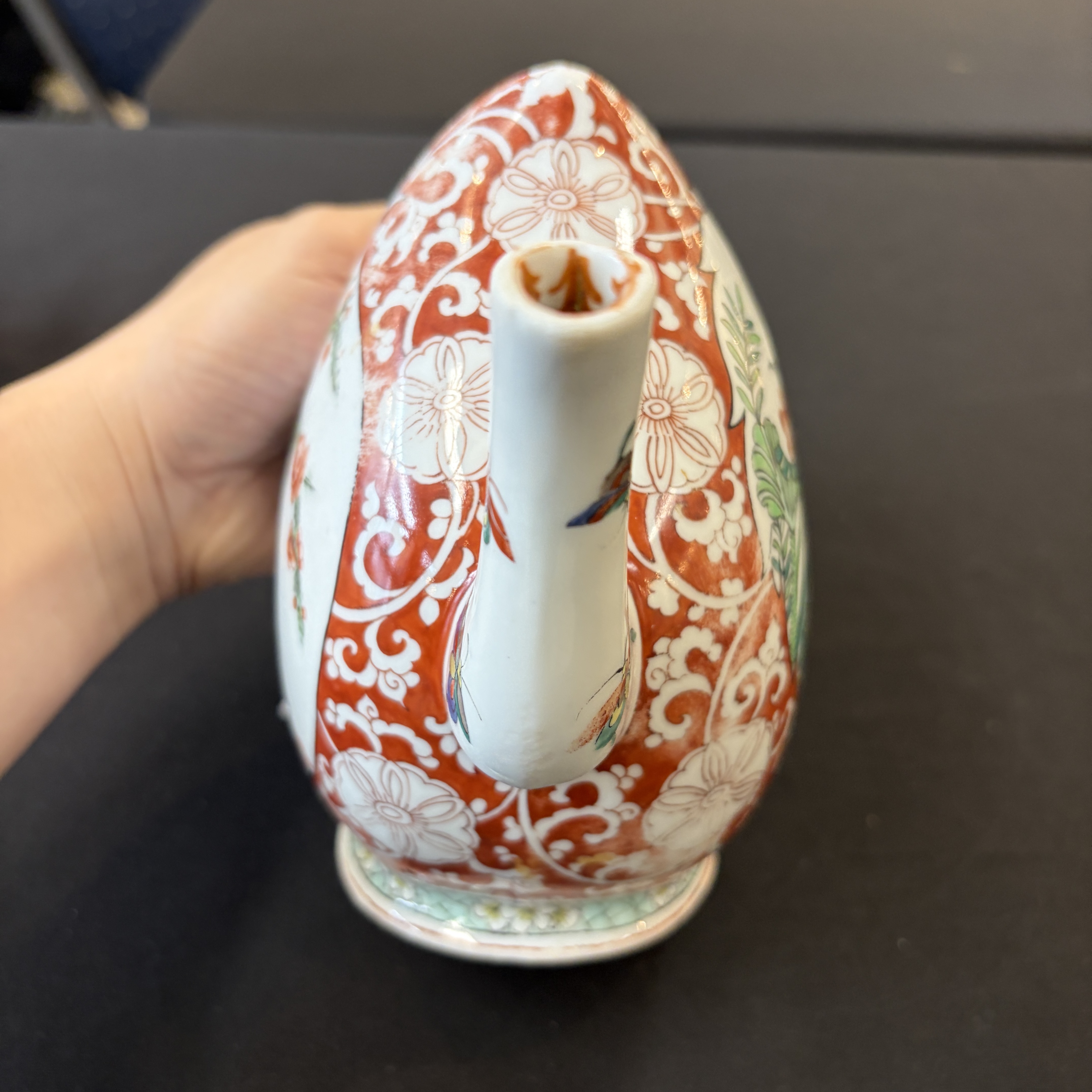 Six Chinese and French famille rose, verte and Imari-style wares — 照片 4