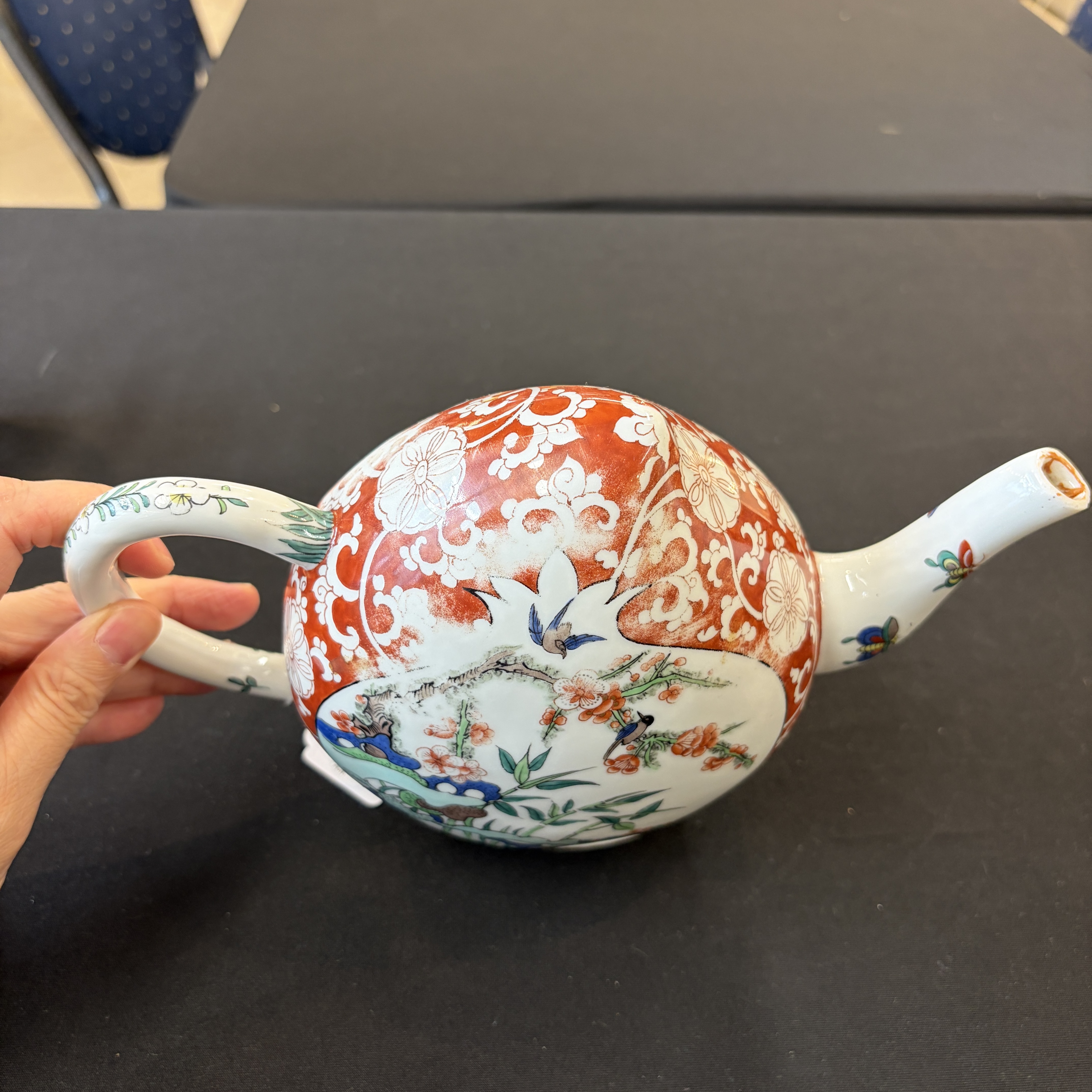Six Chinese and French famille rose, verte and Imari-style wares — 照片 5