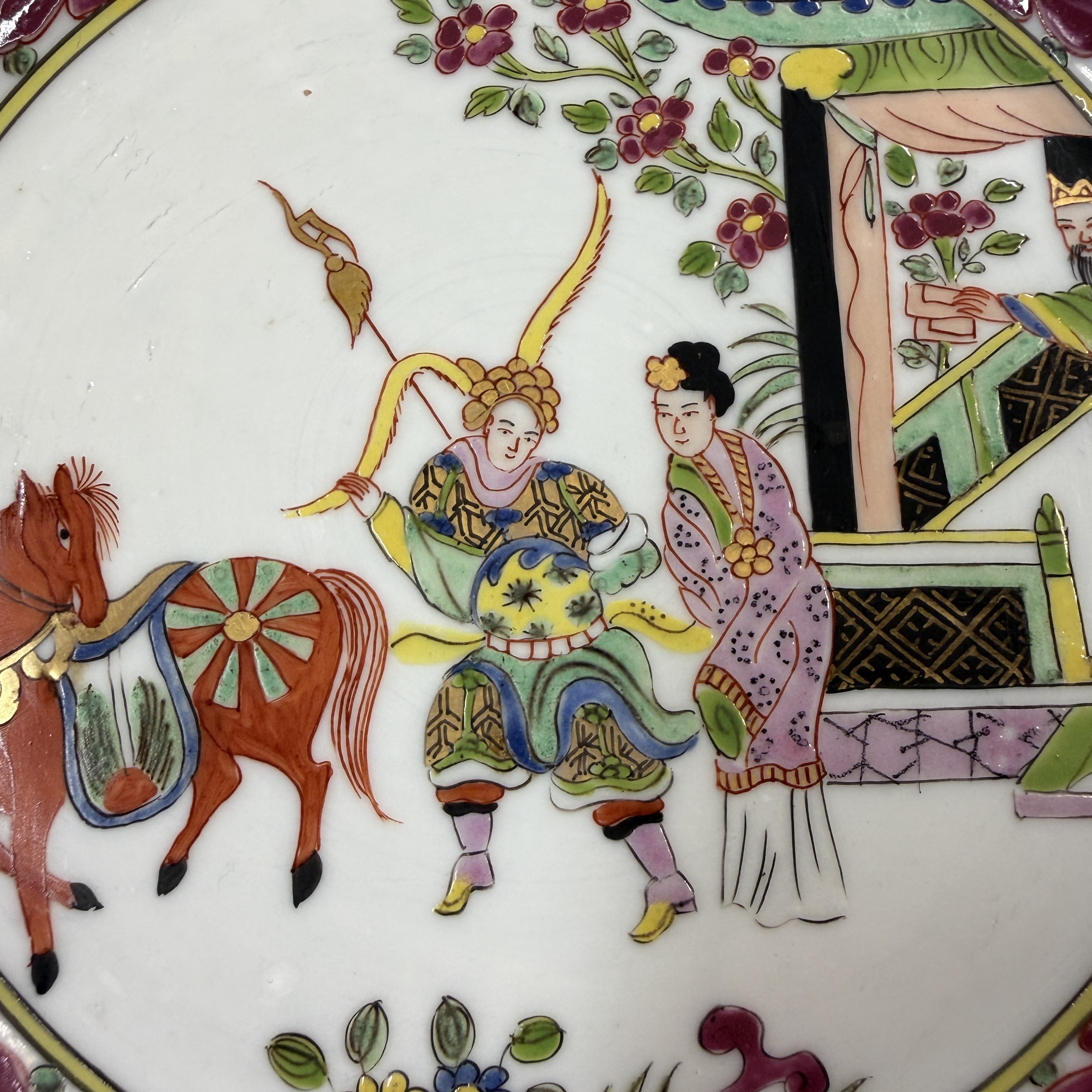 Six Chinese and French famille rose, verte and Imari-style wares — 照片 25