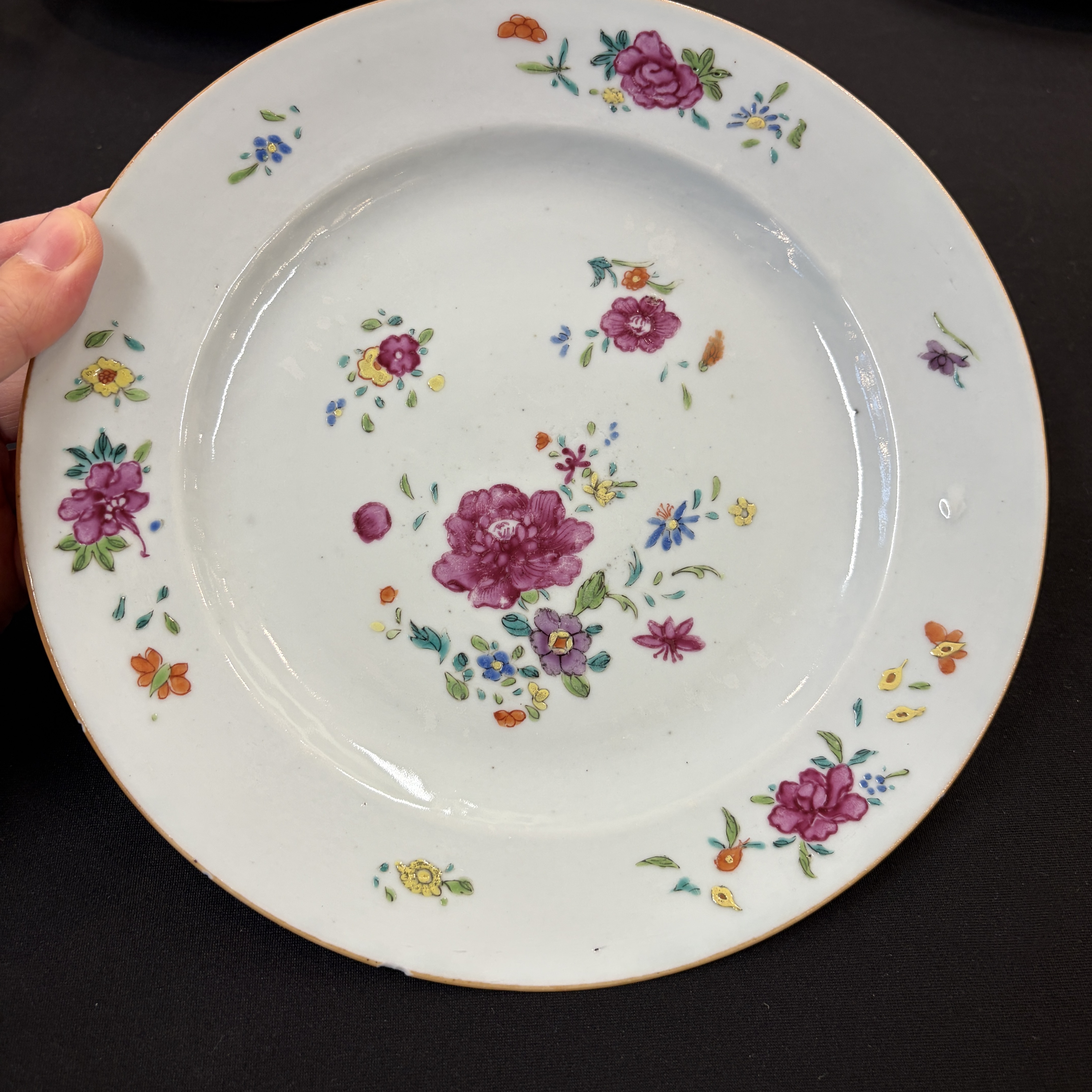 Six Chinese and French famille rose, verte and Imari-style wares — 照片 29