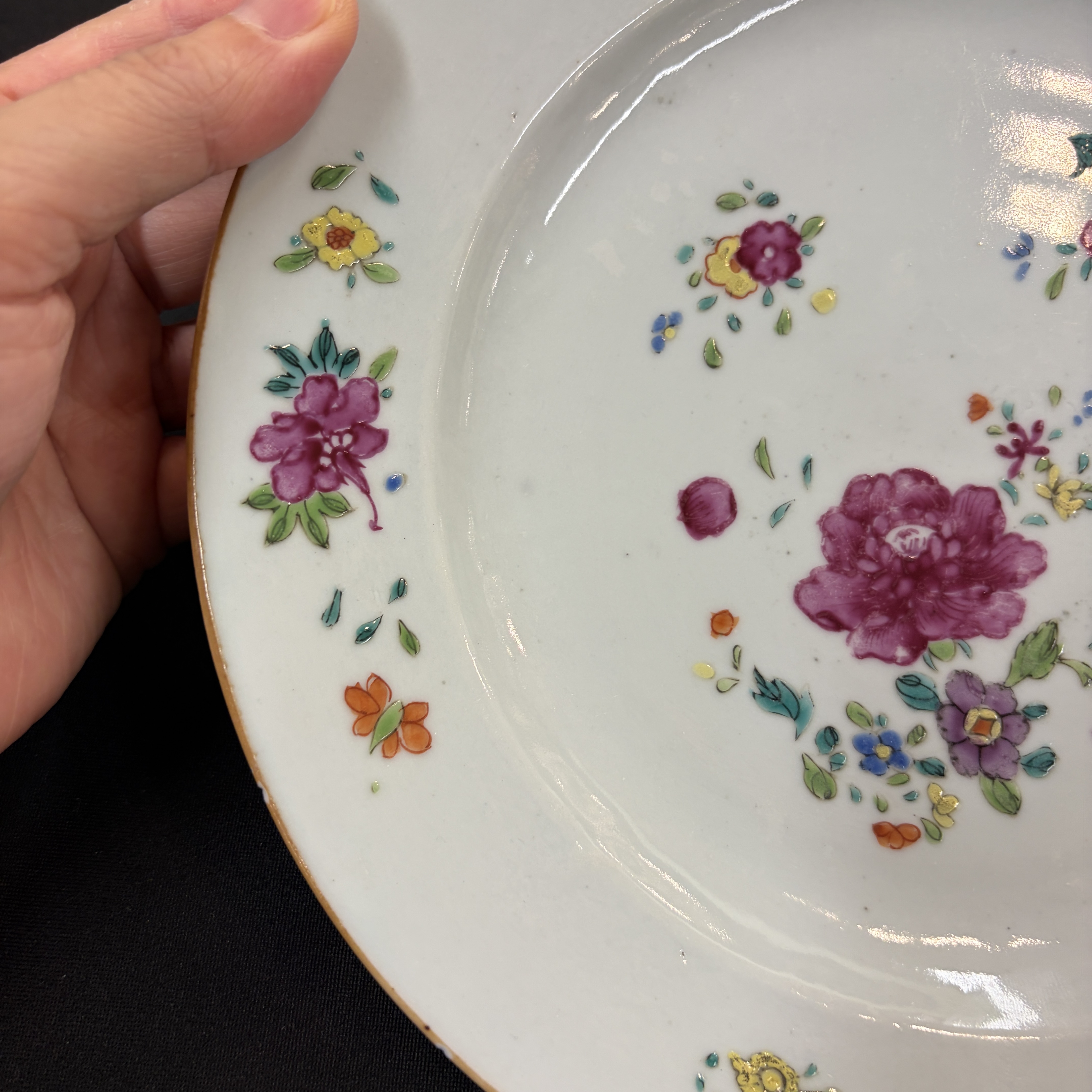 Six Chinese and French famille rose, verte and Imari-style wares — 照片 30