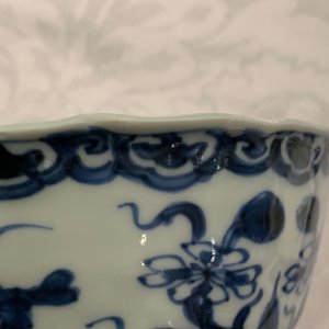 Six Chinese blue and white bowls, Kangxi — 照片 17