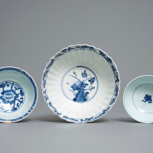 Six Chinese blue and white bowls, Kangxi — 照片 7