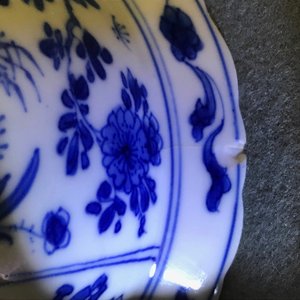 Six Chinese blue and white bowls on stands, Kangxi — 照片 16
