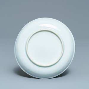 Six Chinese blue and white (covered) cups and saucers, Kangxi — photo 8