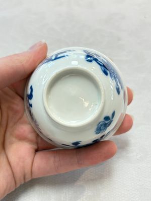 Six Chinese blue and white cups and seven saucers, 18/19th C. — photo 31