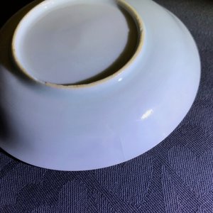 Six Chinese blue and white cups and seven saucers with gilded design, Kangxi/Yongzheng — 照片 23