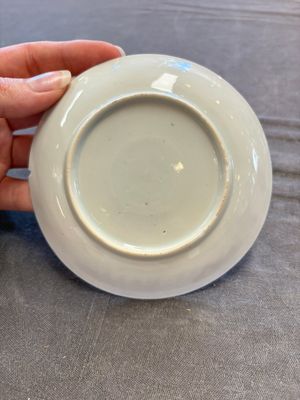 Six Chinese blue and white cups and ten saucers, Kangxi — 照片 4