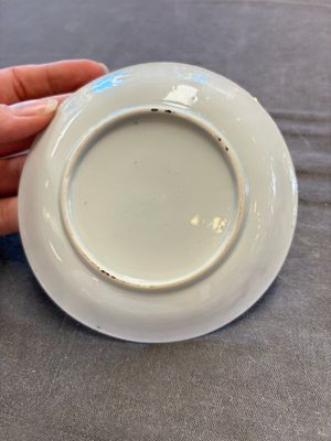 Six Chinese blue and white cups and ten saucers, Kangxi — 照片 6
