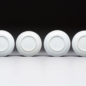 Six Chinese blue and white cups and ten saucers, Kangxi — 照片 3