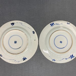 Six Chinese blue and white dishes, Kangxi — 照片 9