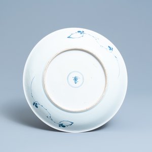 Six Chinese blue and white dishes, Wanli and later — photo 3