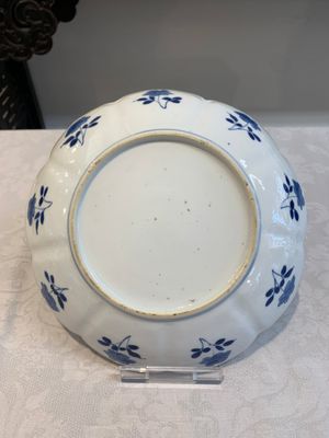 Six Chinese blue and white 'lotus' plates, Kangxi — photo 6