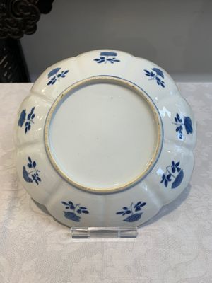 Six Chinese blue and white 'lotus' plates, Kangxi — photo 9