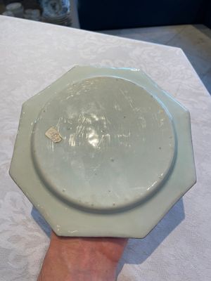 Six Chinese blue and white plates probably after a European silver model, Qianlong — photo 17