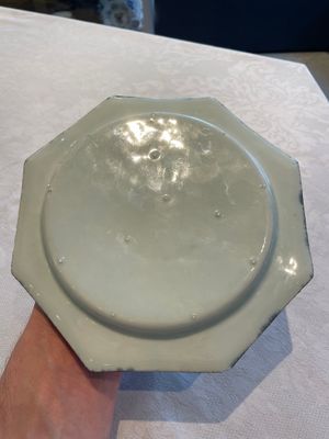 Six Chinese blue and white plates probably after a European silver model, Qianlong — photo 4