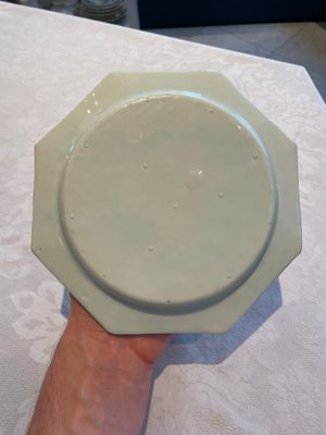 Six Chinese blue and white plates probably after a European silver model, Qianlong — photo 8