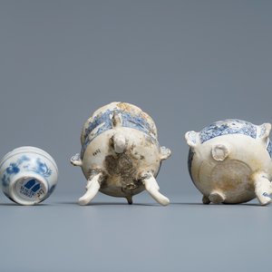 Six Chinese blue and white porcelain wares from the Vung Tau shipwreck, Kangxi — 照片 12