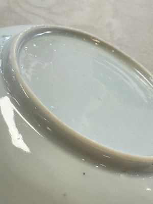 Six Chinese blue and white 'Scholar in a Garden' cups and saucers, Yongzheng — photo 39