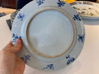 Six Chinese blue and white 'Xi Xiang Ji' dishes, Kangxi — 照片 3