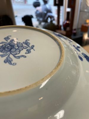 Six Chinese blue and white 'Xi Xiang Ji' plates, Qianlong — 照片 20