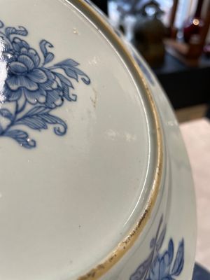 Six Chinese blue and white 'Xi Xiang Ji' plates, Qianlong — 照片 4