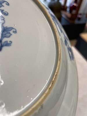 Six Chinese blue and white 'Xi Xiang Ji' plates, Qianlong — 照片 8