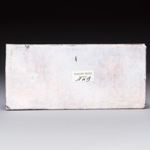 Six Chinese Canton enamel rectangular plaques with landscape, figural, floral and European subject designs, Qianlong — photo 11