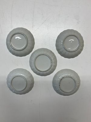 Six Chinese Canton famille rose 'mandarin subject' cups and ten saucers, Qianlong — photo 16