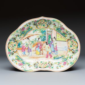 Six Chinese Canton famille rose serving dishes — photo 10