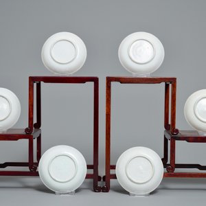 Six Chinese famille rose cups and saucers, Yongzheng — 照片 3