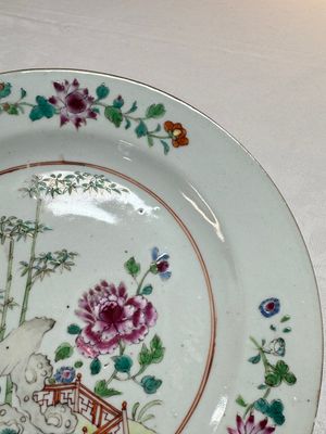 Six Chinese famille rose 'Flower Garden' plates, Qianlong — 照片 29