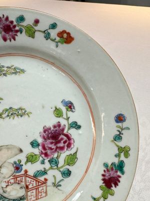Six Chinese famille rose 'Flower Garden' plates, Qianlong — 照片 47