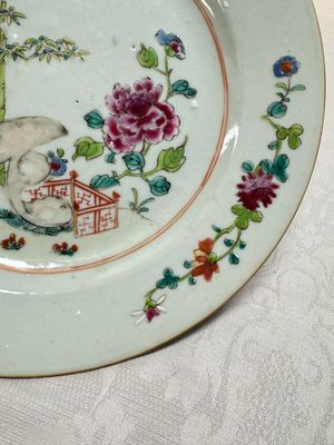 Six Chinese famille rose 'Flower Garden' plates, Qianlong — 照片 49
