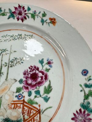 Six Chinese famille rose 'Flower Garden' plates, Qianlong — 照片 11