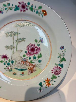 Six Chinese famille rose 'Flower Garden' plates, Qianlong — 照片 13