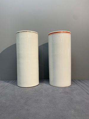 Six Chinese famille rose hat stands, 19/20th C. — foto 3
