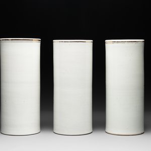 Six Chinese famille rose hat stands, 19/20th C. — foto 10