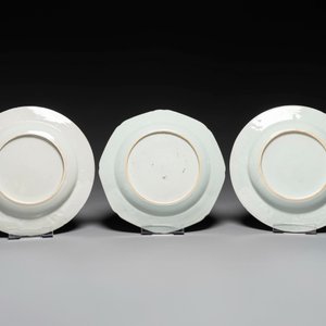 Six Chinese famille rose plates with floral design, Qianlong — 照片 5