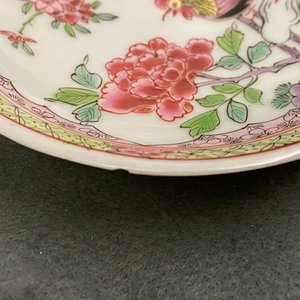 Six Chinese famille rose saucers and five cups, Kangxi and later — 照片 19