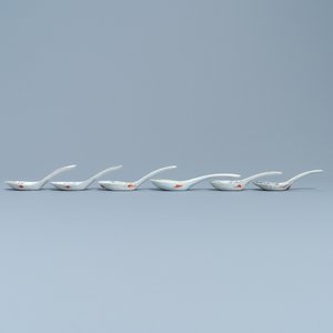 Six Chinese famille rose spoons, 19/20th C. — 照片 4