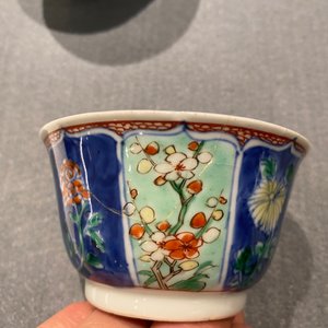 Six Chinese famille verte cups and saucers, Kangxi — 照片 19